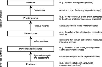 Evidence Synthesis as the Basis for Decision Analysis: A Method of Selecting the Best Agricultural Practices for Multiple Ecosystem Services